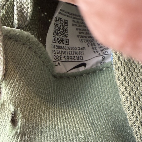 Nike ReactX Infinity Run 4 Oil Green DR2665-300 Men's 8 Running Shoe Sneaker New - Picture 9 of 11